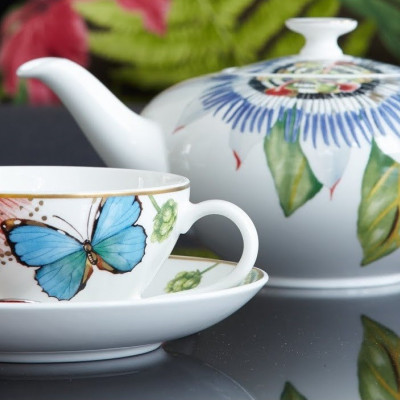 Чашка чайная с блюдцем 0,2л Amazonia Anmut Villeroy & Boch	