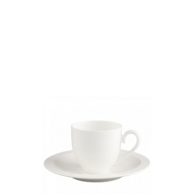 Чашка эспрессо с блюдцем 0,1л White Pearl Villeroy & Boch	 Чашка эспрессо с блюдцем 0,1л White Pearl Villeroy & Boch