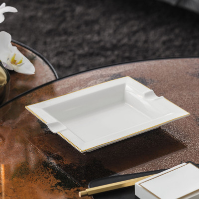 Пепельница 17х21см Anmut Gold Villeroy & Boch	 Пепельница 17х21см Anmut Gold Villeroy & Boch