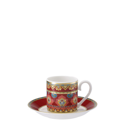 Чашка эспрессо с блюдцем 0,1л Samarkand Rubin Villeroy & Boch	 Чашка эспрессо с блюдцем 0,1л Samarkand Rubin Villeroy & Boch