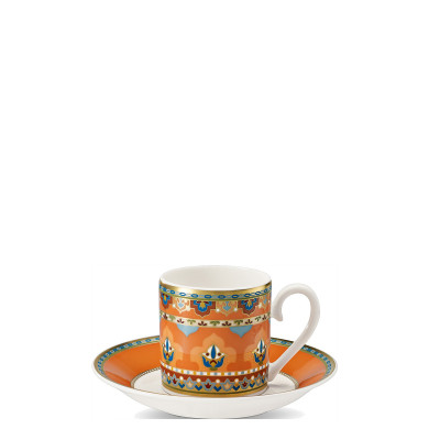 Чашка эспрессо с блюдцем 0,1л Samarkand Mandarin Villeroy & Boch	 Чашка эспрессо с блюдцем 0,1л Samarkand Mandarin Villeroy & Boch