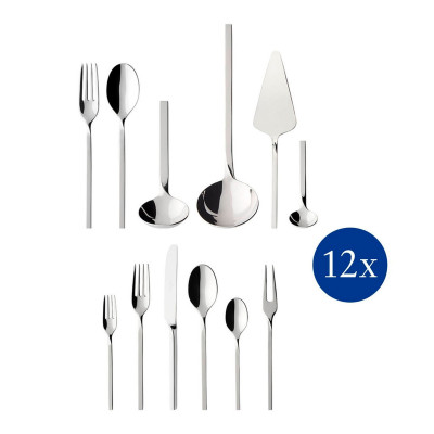 Набор столовых приборов из 70 предметов New Wave Сталь Villeroy & Boch Набор столовых приборов из 70 предметов New Wave Сталь Villeroy & Boch