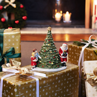 Статуэтка Санта на дереве 23 см от Christmas Toys Villeroy & Boch Статуэтка Санта на дереве 23 см от Christmas Toys Villeroy & Boch
