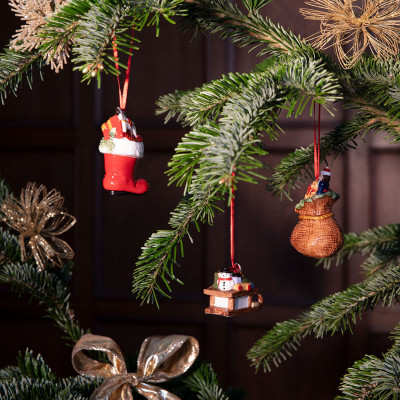 Украшение Подарки 6,3 см 3 шт Nostalgic Ornaments Villeroy & Boch Украшение Подарки 6,3 см 3 шт Nostalgic Ornaments Villeroy & Boch