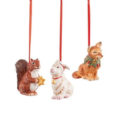 Украшение Лесные животные 7 см 3 шт Nostalgic Ornaments Villeroy & Boch Украшение Лесные животные 7 см 3 шт Nostalgic Ornaments Villeroy & Boch