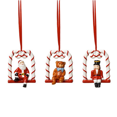 Украшение Качели 18 см 3 шт Nostalgic Ornaments Villeroy & Boch Украшение Качели 18 см 3 шт Nostalgic Ornaments Villeroy & Boch