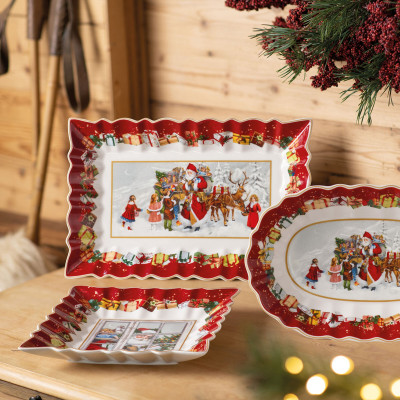 Блюдо для пирога прямоугольное Санта с детьми 35,5x23 см Toy's Fantasy Villeroy & Boch Блюдо для пирога прямоугольное Санта с детьми 35,5x23 см Toy's Fantasy Villeroy & Boch