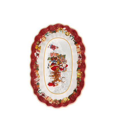 Чаша овальная Санта с детьми 30,5 см Toy's Fantasy Villeroy & Boch Чаша овальная Санта с детьми 30,5 см Toy's Fantasy Villeroy & Boch