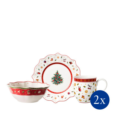 Набор для завтрака на 2 персоны белый 6 предметов Toy's Delight Villeroy & Boch Набор для завтрака на 2 персоны белый 6 предметов Toy's Delight Villeroy & Boch