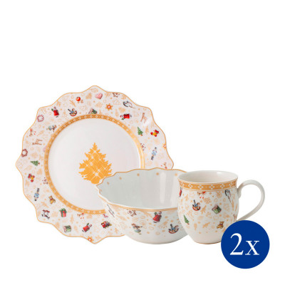 Набор посуды на 2 персоны 6 предметов Toy's Delight Villeroy & Boch Набор посуды на 2 персоны 6 предметов Toy's Delight Villeroy & Boch