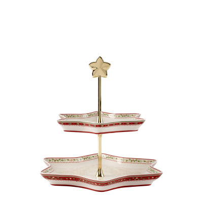 Этажерка 25,5 см Winter Bakery Delight Villeroy & Boch Этажерка 25,5 см Winter Bakery Delight Villeroy & Boch