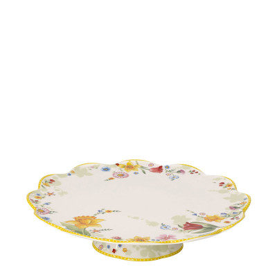 Тарелка тортовая на ножке 33см Spring Awakening Villeroy & Boch Тарелка тортовая на ножке 33см Spring Awakening Villeroy & Boch