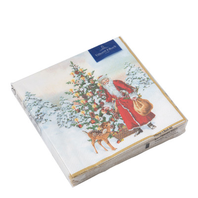 Салфетка Санта Клаус у Рождественской елки 33см, 20шт. от Winter Specials Villeroy & Boch Салфетка Санта Клаус у Рождественской елки 33см, 20шт. от Winter Specials Villeroy & Boch