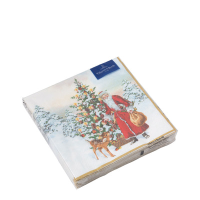 Салфетка Санта Клаус у Рождественской елки 25см, 20шт. от Winter Specials Villeroy & Boch Салфетка Санта Клаус у Рождественской елки 25см, 20шт. от Winter Specials Villeroy & Boch