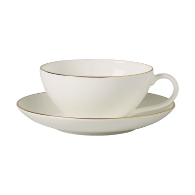 Чайная чашка с блюдцем 0,2л Anmut Gold Villeroy & Boch	 Чайная чашка с блюдцем 0,2л Anmut Gold Villeroy & Boch