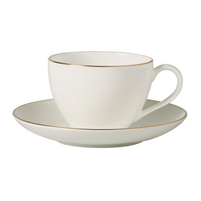 Кофейная чашка с блюдцем 0,2л Anmut Gold Villeroy & Boch	 Кофейная чашка с блюдцем 0,2л Anmut Gold Villeroy & Boch