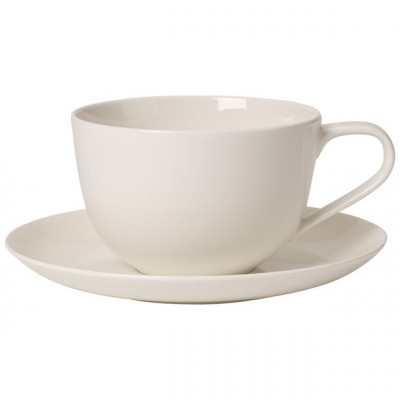 Чашка с блюдцем для завтрака 0,45л For Me Villeroy & Boch	 Чашка с блюдцем для завтрака 0,45л For Me Villeroy & Boch
