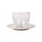 Чашка с блюдцем 420 мл Manufacture Rock Blanc Villeroy & Boch