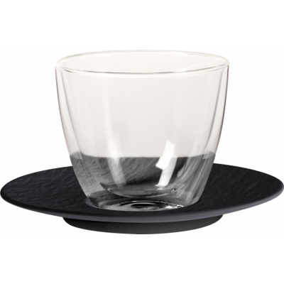 Чашка с блюдцем 420 мл Manufacture Rock Villeroy & Boch 