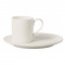 Кофейная чашка с блюдцем 0,21л MetroChic Blanc Villeroy & Boch	