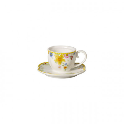 Чашка с блюдцем подсвечник Spring Awakening Villeroy & Boch Чашка с блюдцем подсвечник Spring Awakening Villeroy & Boch